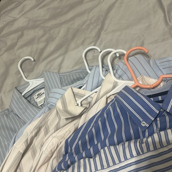 EUC MENS DRESS SHIRT BUNDLE OF 14 BUTTON UP ASSORTED SIZES : ALL NAME BRAND - Picture 7 of 12